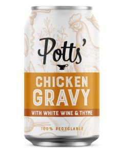 Potts - Chicken, White Wine & Thyme Gravy Can - 8 x 330g