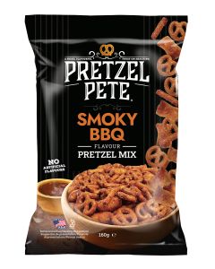 Pretzel Pete - Smoky BBQ Pretzel Mix - 8 x 160g