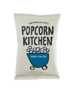 Popcorn Kitchen - Simply Salt Popcorn Sharing Bag - 12 x 100g