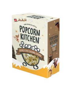 Popcorn Kitchen - Double Choc & Caramel Cookie Popcorn Gift Box - 12 x 100g