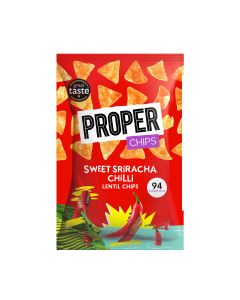 Proper - Sweet Sriracha Chilli Lentil Chips - 8 x 85g
