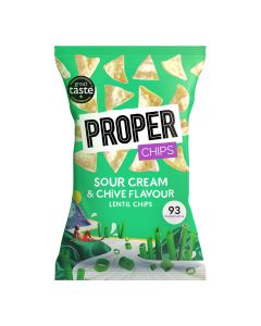 Proper - Sour Cream & Chive Lentil Chips - 8 x 85g