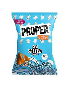 Proper - Lightly Sea Salted Popcorn - 8 x 70g