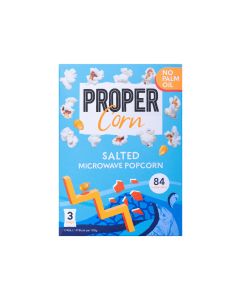 Proper - Salted Microwave Popcorn (3 x 70g) - 5 x 210g