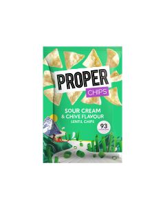 Proper - Sour Cream & Chive Lentil Chips - 24 x 20g