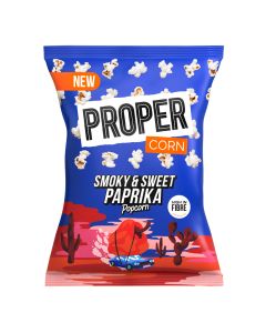 Proper - Smoky & Sweet Paprika Popcorn - 8 x 70g