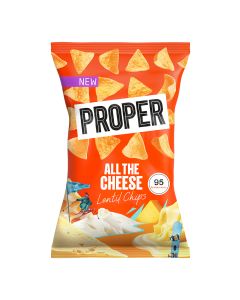 Proper - All the Cheese Lentil Chips - 8 x 85g
