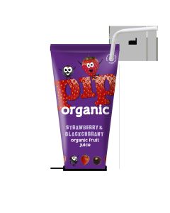 PIP Organic - Organic Strawberry & Blackcurrant Juice - 24 x 180ml