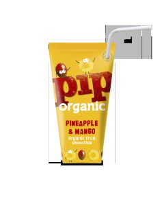 PIP Organic - Organic Pineapple & Mango Smoothie - 24 x 180ml
