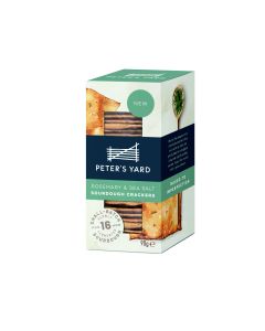 Peter's Yard - Rosemary & Sea Salt Sourdough Crackers - 8 x 90g