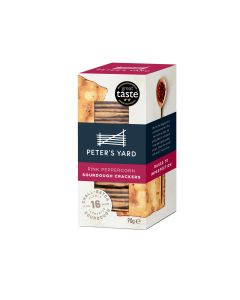 Peter's Yard - Pink Peppercorn Sourdough Crackers - 8 x 90g