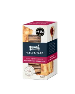 Peter's Yard - Pink Peppercorn Sourdough Crackers - 8 x 90g