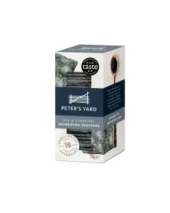Peter's Yard - Charcoal & Rye Sourdough Crispbread - 8 x 90g