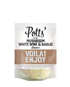 Potts - Mushroom, White Wine & Garlic Sauce - 6 x 250g