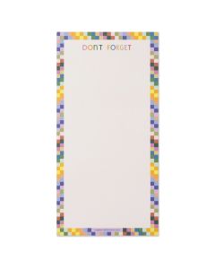 Raspberry Blossom - Rainbow Squares Dont Forget Scribbles Pad (52 Tear Off Pages) - 6 x 255g