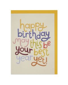 Raspberry Blossom - Good Vibes: Happy Birthday may this be your Best Year Yet! - 6 x 25g