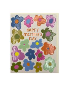 Raspberry Blossom - 'Happy Mother's Day' Card - 6 x Single Units
