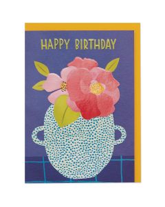 Raspberry Blossom - Reflections: Happy Birthday (Peonies) - 6 x Single Units