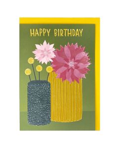 Raspberry Blossom - Reflections: Happy Birthday (Dahlias) - 6 x Single Units