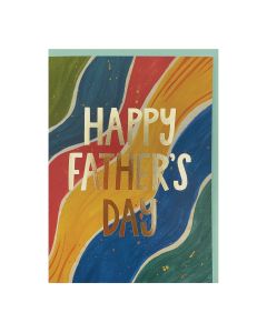 Raspberry Blossom - 'Happy Father's Day' Card - 6 x Single Units