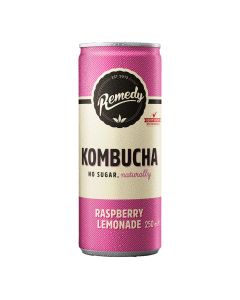 Remedy - Raspberry Lemonade Kombucha - 12 x 250ml