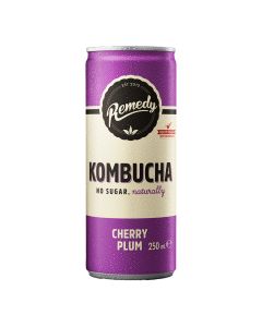 Remedy - Cherry Plum Kombucha - 12 x 250ml