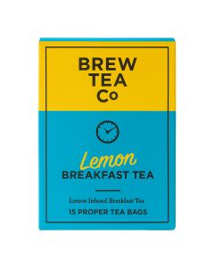 Brew Tea Co - Lemon Breakfast Tea - 6 x 52g