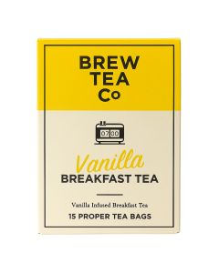 Brew Tea Co - Vanilla Breakfast Tea - 6 x 52g