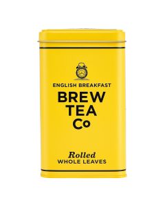 Brew Tea Co - English Breakfast Tea Tin 25 Tea Bags - 6 x 94g