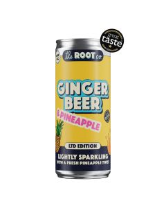 The Root Co. - Pineapple Ginger Beer Can - 12 x 230ml