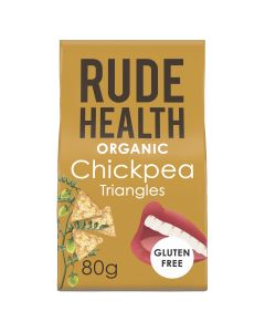 Rude Health - Organic Chickpea Triangles - 6 x 80g