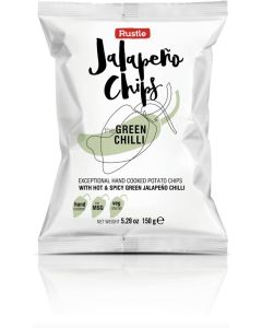 Rustle Snacks - Jalapeno Chips - 12 x 150g