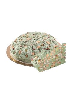 Rivoltini - Torta di Torrone 20 Slice Pistachio Nougat Cake  - 1 x 4kg