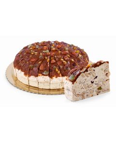 Rivoltini - Torta di Torrone 20 Slice Panettone Noughat Cake - 1 x 4kg