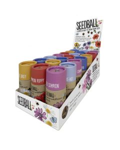 Seedball - Wildflower Seedball Tubes - Mixed Box - 21 x 22g