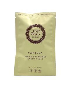 SweetDoughThings - Vanilla Sugar-Free Candy Floss Pouch - 10 x 12g
