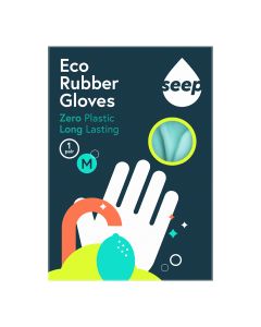Seep Living - Medium Rubber Gloves - 12 x 85g