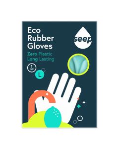 Seep Living - Large Rubber Gloves - 12 x 85g