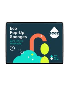 Seep - Eco Pop Up Sponges (2 Pack) - 15  x 25g
