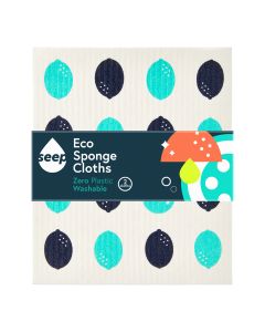 Seep Living - Eco Sponge Cloths - 15 x 25g