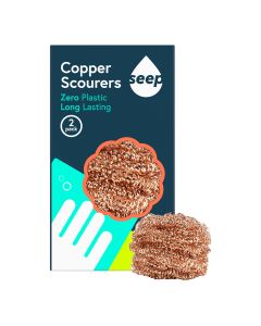 Seep Living - Copper Scourers (2 Pack) - 10 x 40g