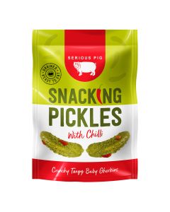 Serious Pig - Snacking Pickles with Chilli - 24 x 40g
