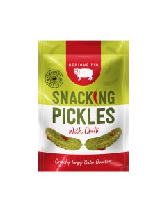 Serious Pig - Snacking Pickles with Chilli - 24 x 40g