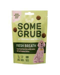 Some Grub - Fresh Breath Dog Treats Pouch - 8 x 100g