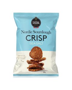 SIGDAL BAKERI - Nordic Sourdough Sea Salt Crisps - 15 x 130g