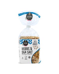 SIGDAL BAKERI - Herbs and Sea Salt Crispbread - 14 x 190g