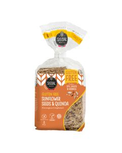 SIGDAL BAKERI - Gluten Free Sunflower Seeds and Quinoa Crispbread - 14 x 190g