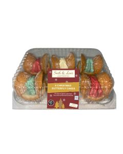 Smith & Lewis - 6 Christmas Fairy Cakes - 8 x 270g