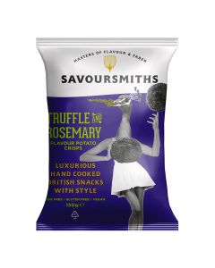 Savoursmiths - Truffle & Rosemary Flavour Potato Crisps - 12 x 150g