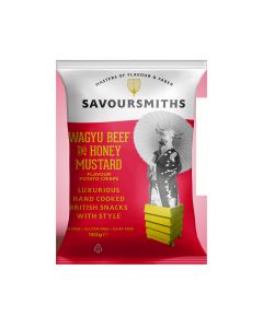 Savoursmiths - Wagyu Beef & Honey Mustard flavour Potato Crisps - 12 x 150g